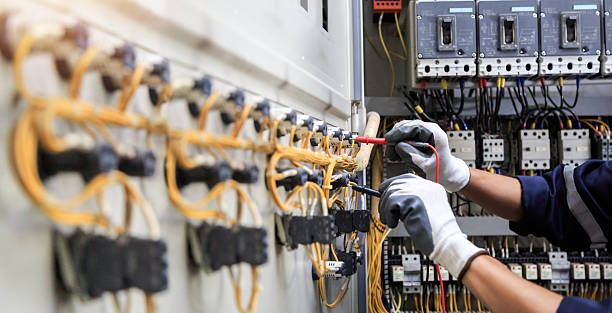 Professional Electrician technician working in Caldwell, OH